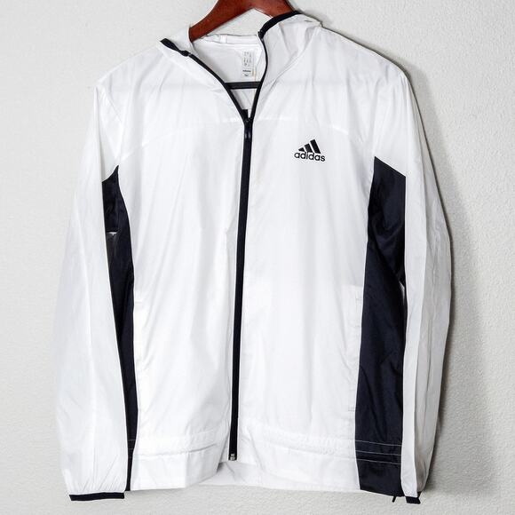 Adidas Carrera Running Jacket Women's Size Small White Sporty Streetwear - Picture 2 of 12